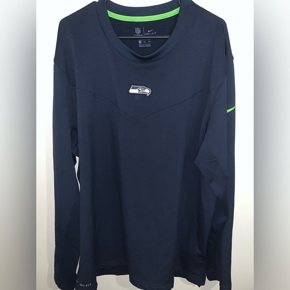 Men's College Navy Seattle Seahawks Sideline Team Performance xxl - Picture 1 of 4